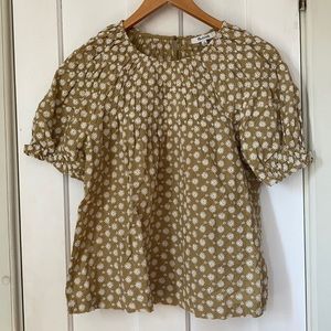 Cotton Embroidered Madewell Spring Blouse